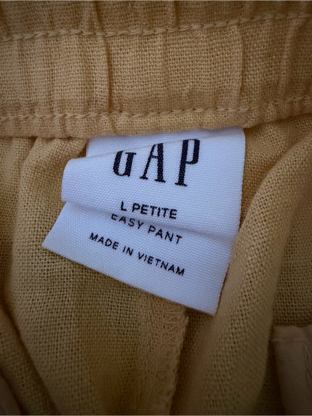 GAP Relaxed Easy Pant in Mustard Yellow - Picture 5 of 6